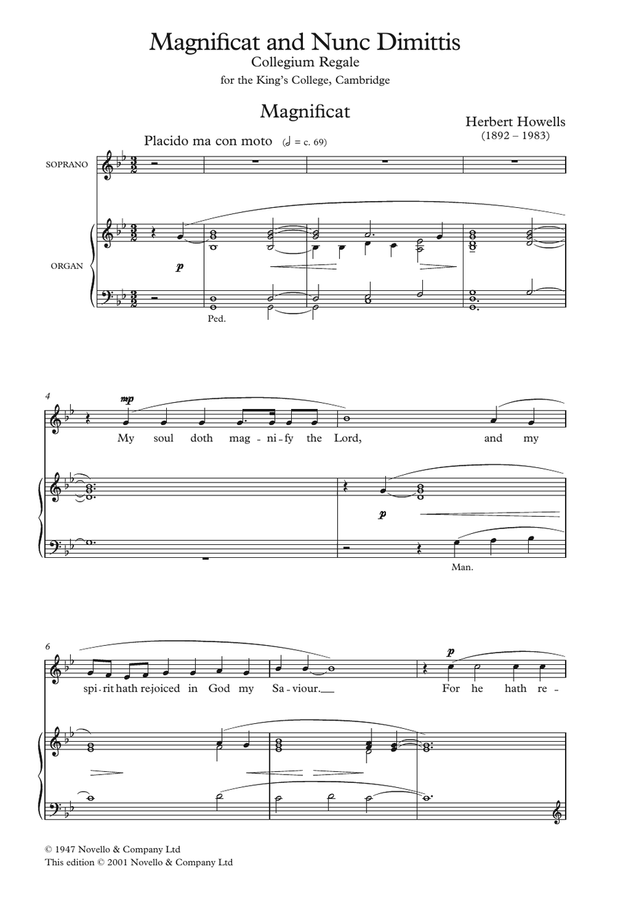 Magnificat And Nunc Dimittis