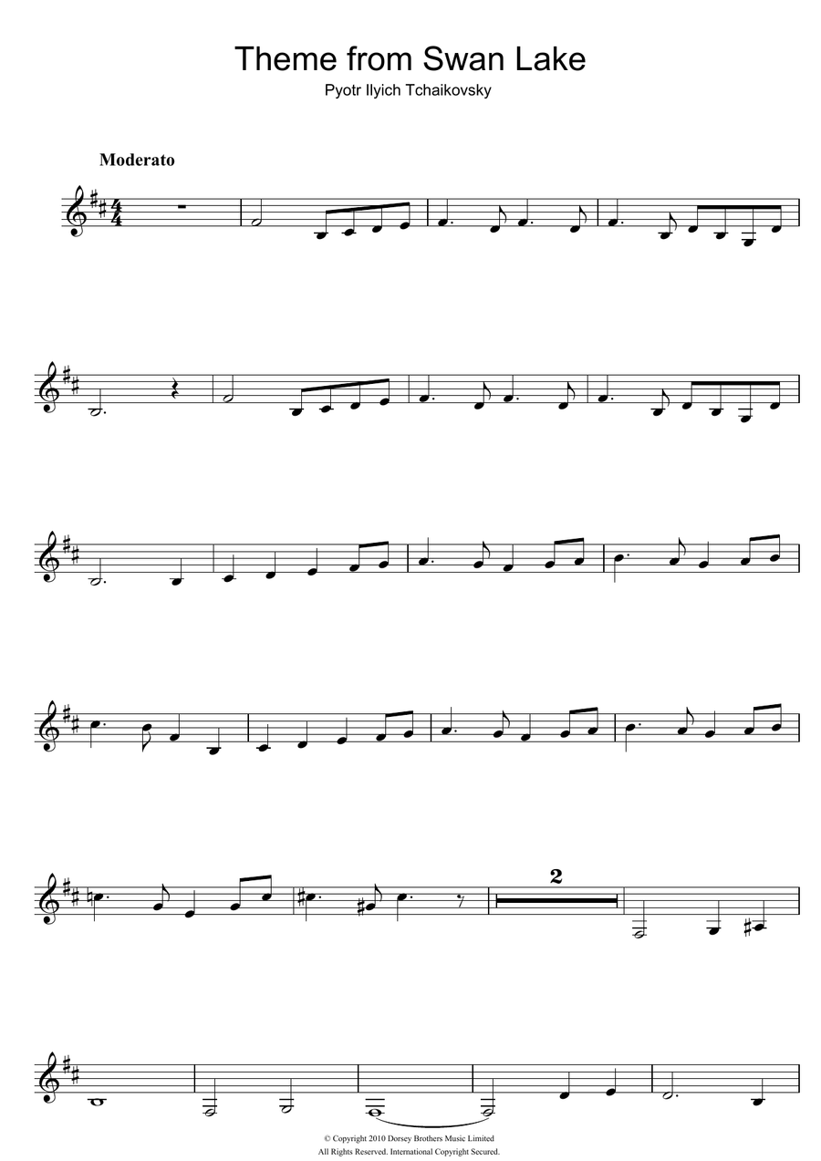Theme from Swan Lake