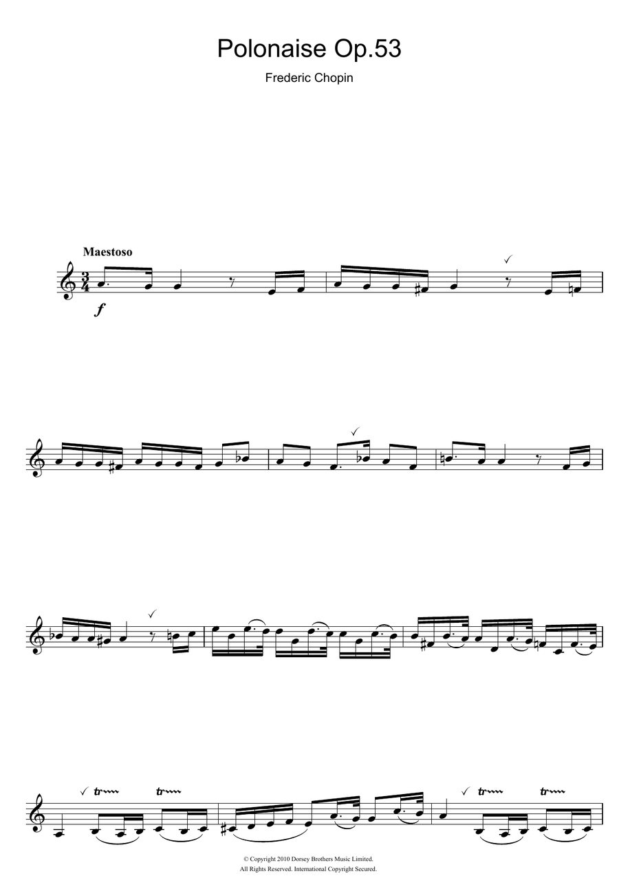 Polonaise Opus 53