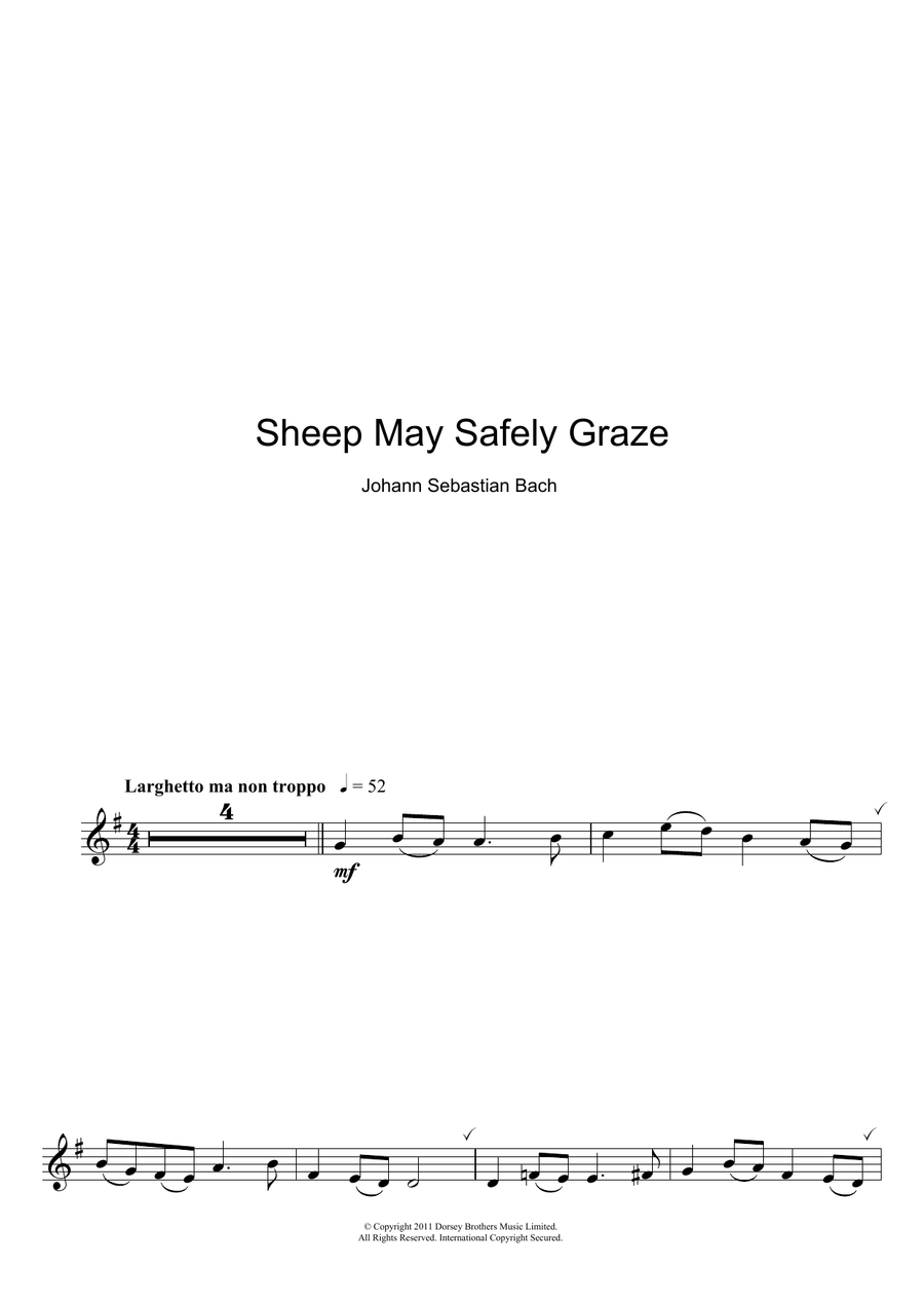 Sheep May Safely Graze