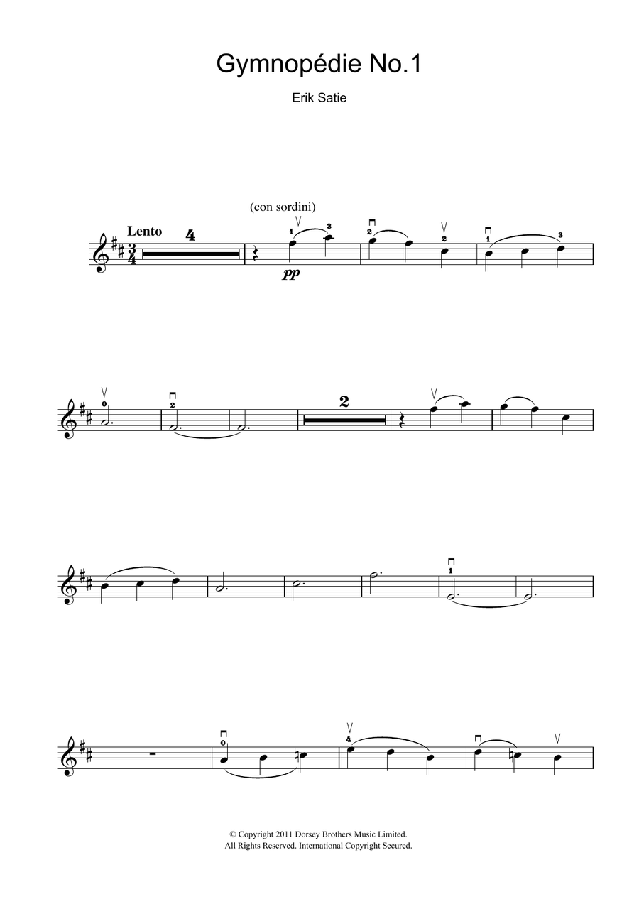 Gymnopedie No. 1