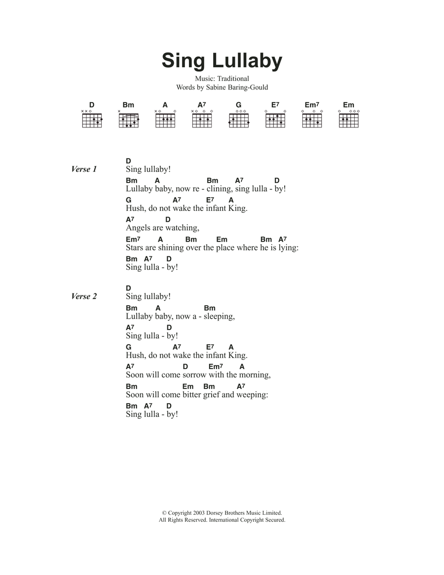 Sing Lullaby