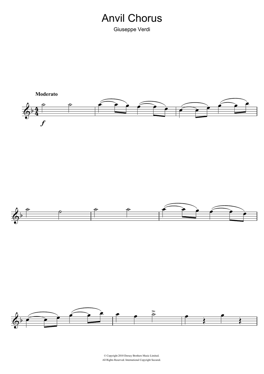 Anvil Chorus (from Il Trovatore)