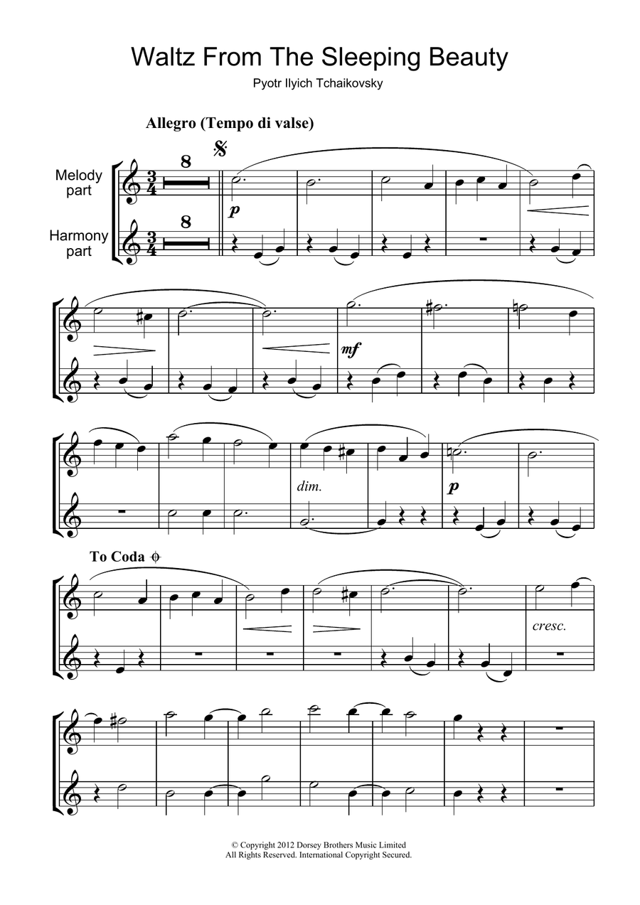 Waltz (from The Sleeping Beauty)