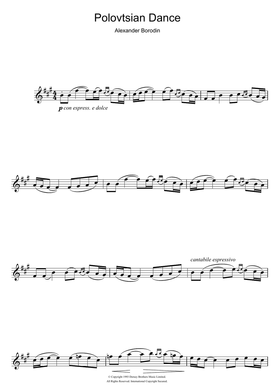 Polovtsian Dance