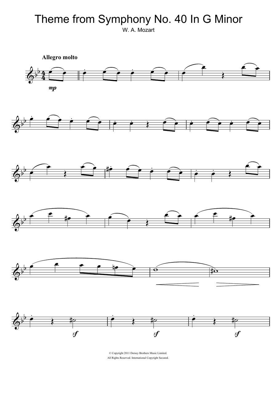 Symphony No. 40 (Theme)