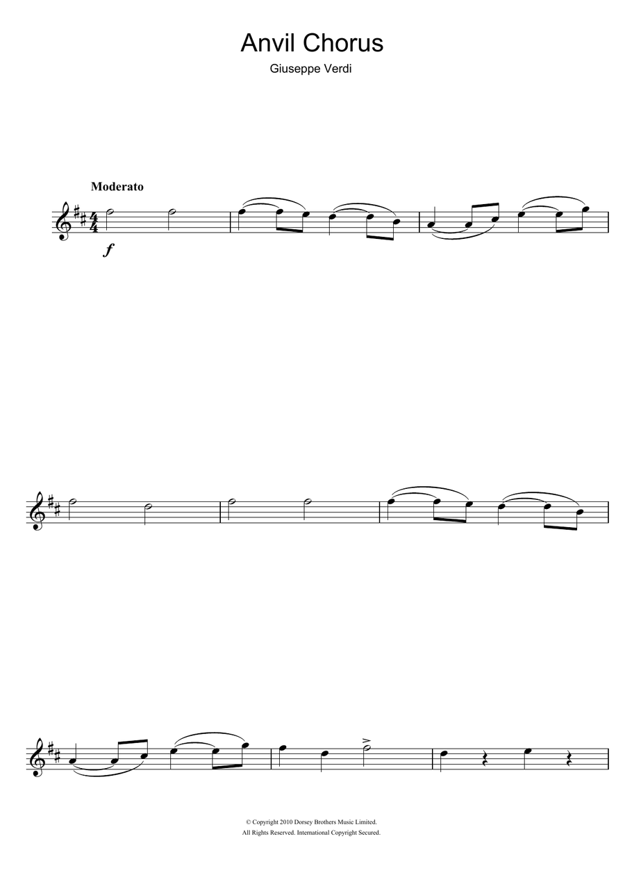 Anvil Chorus (from Il Trovatore)