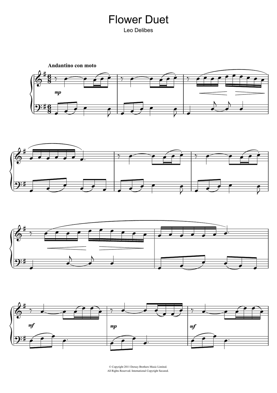 Flower Duet (from Lakme)