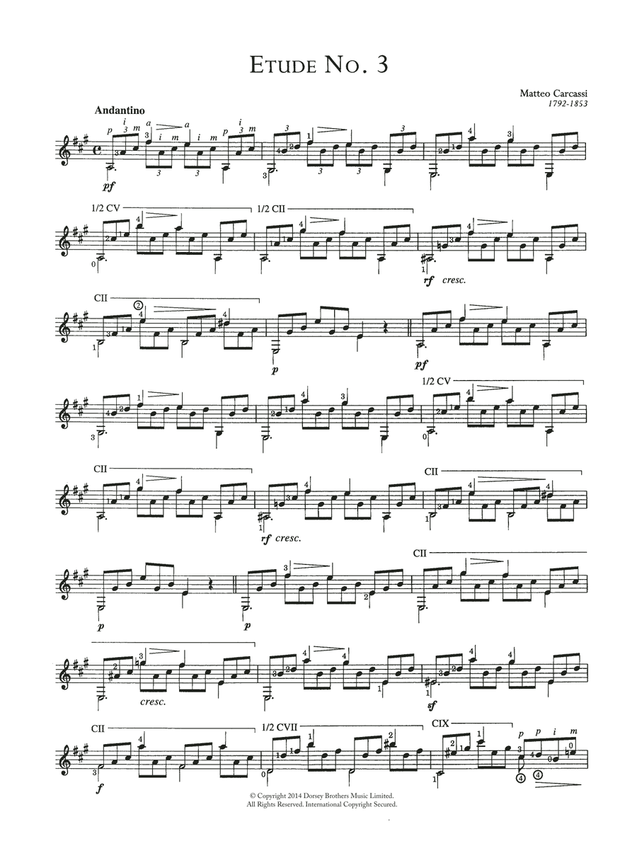 Etude No. 3