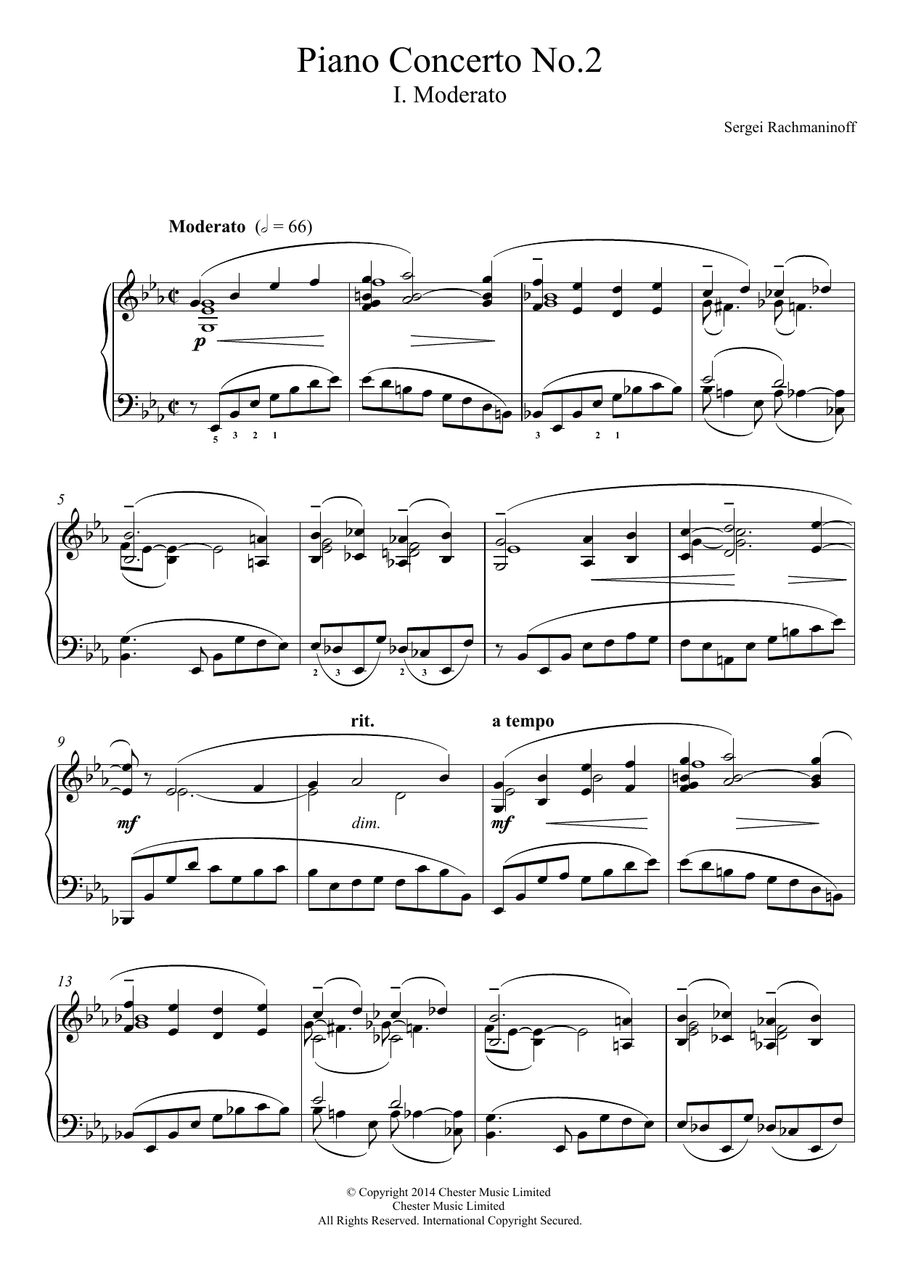Piano Concerto No.2 - 1st Movement