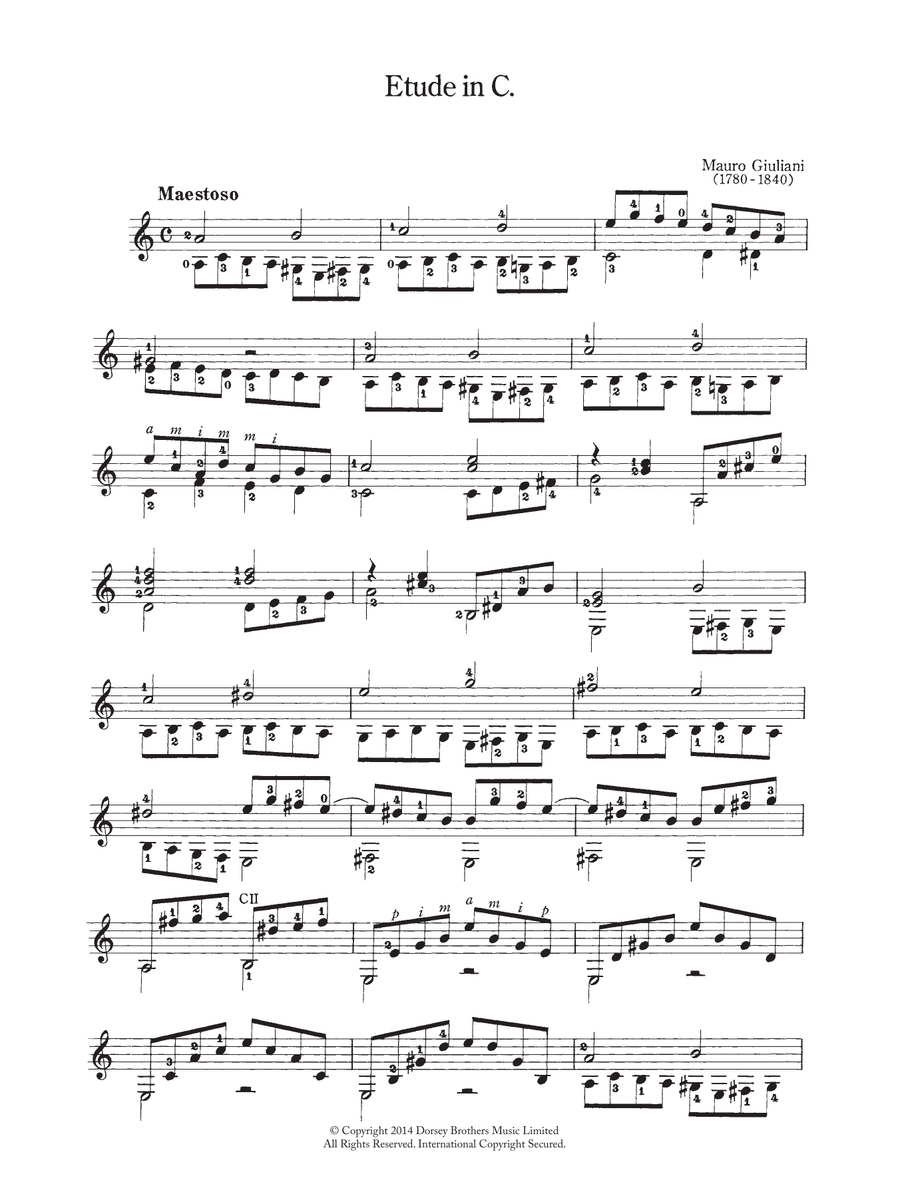 Etude In C