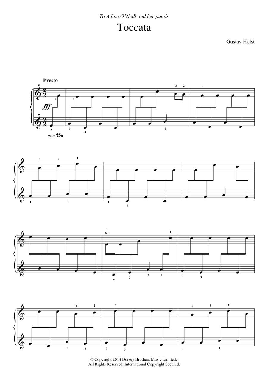 Toccata On A Northumbrian Tune