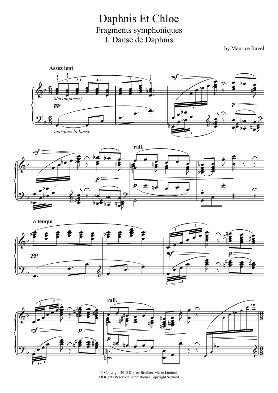 Daphnis Et Chloe - I. Danse De Daphnis