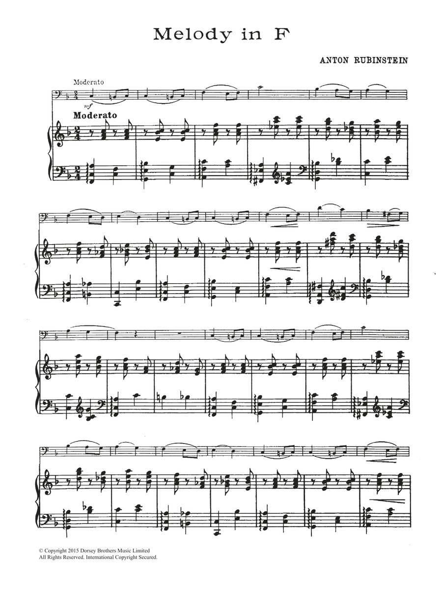 Melody In F