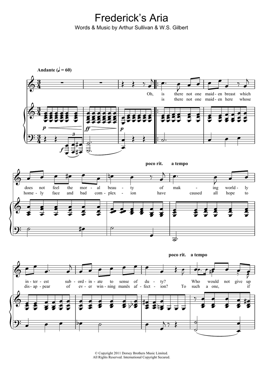 Frederick's Aria