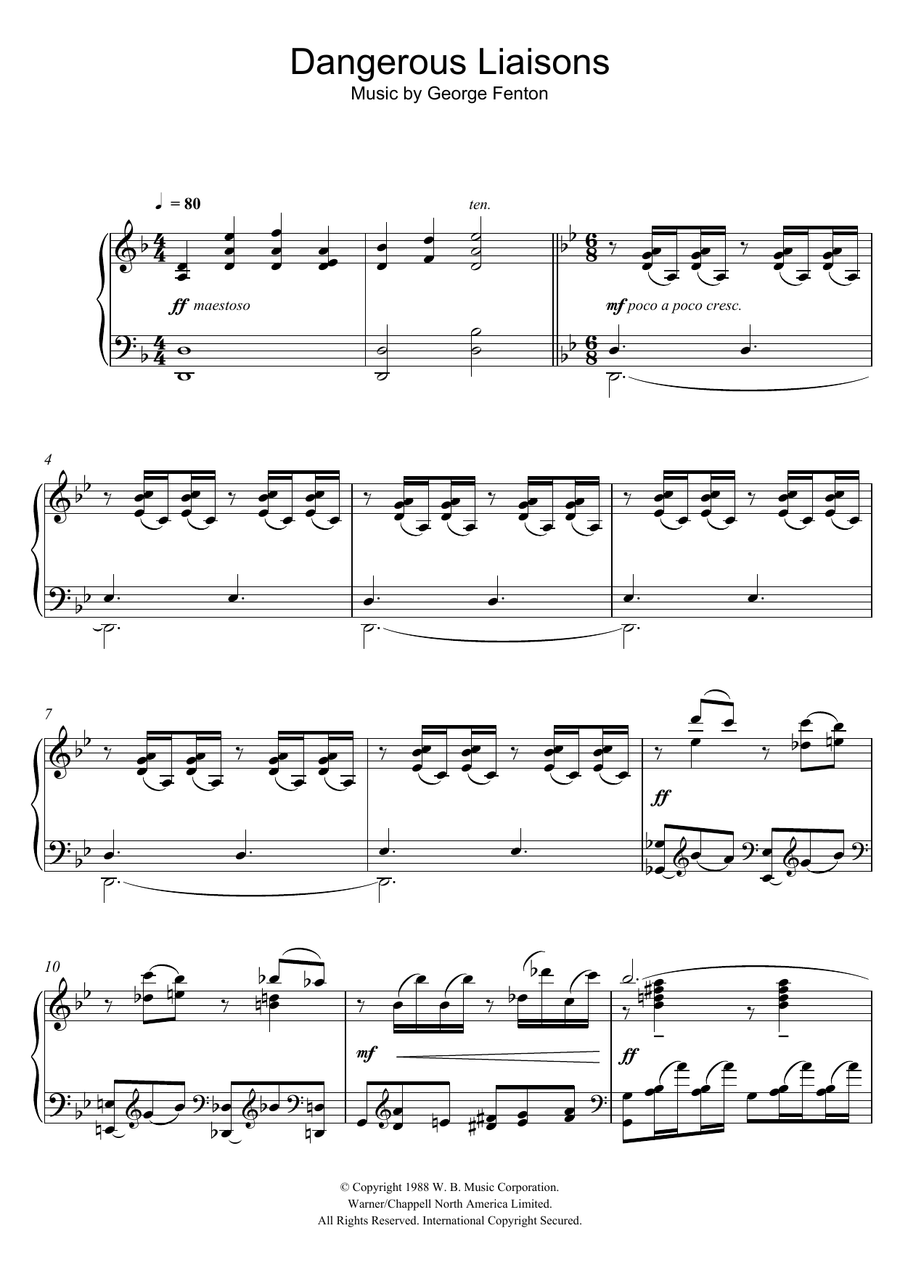 Dangerous Liaisons (Main Title)