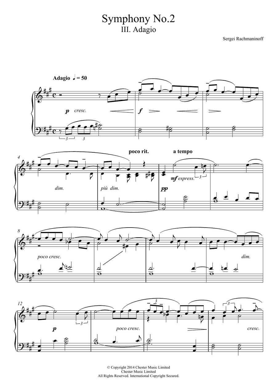 Symphony No.2 - 3rd Movement