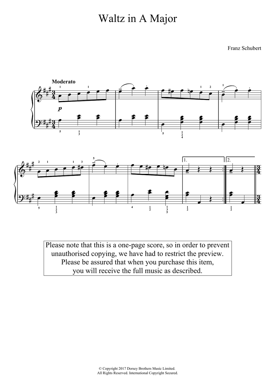 Waltz In A Major