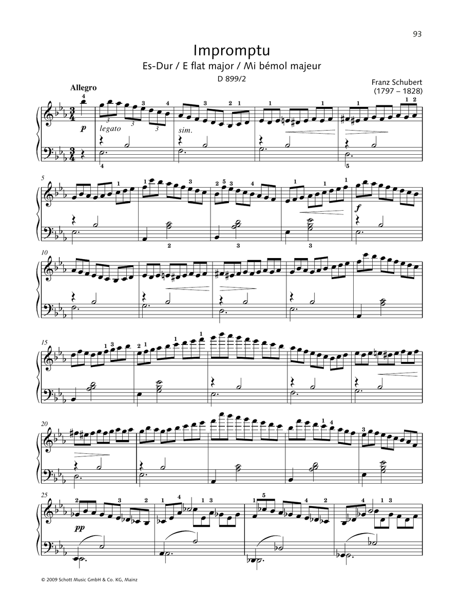 Impromptu in E-flat major