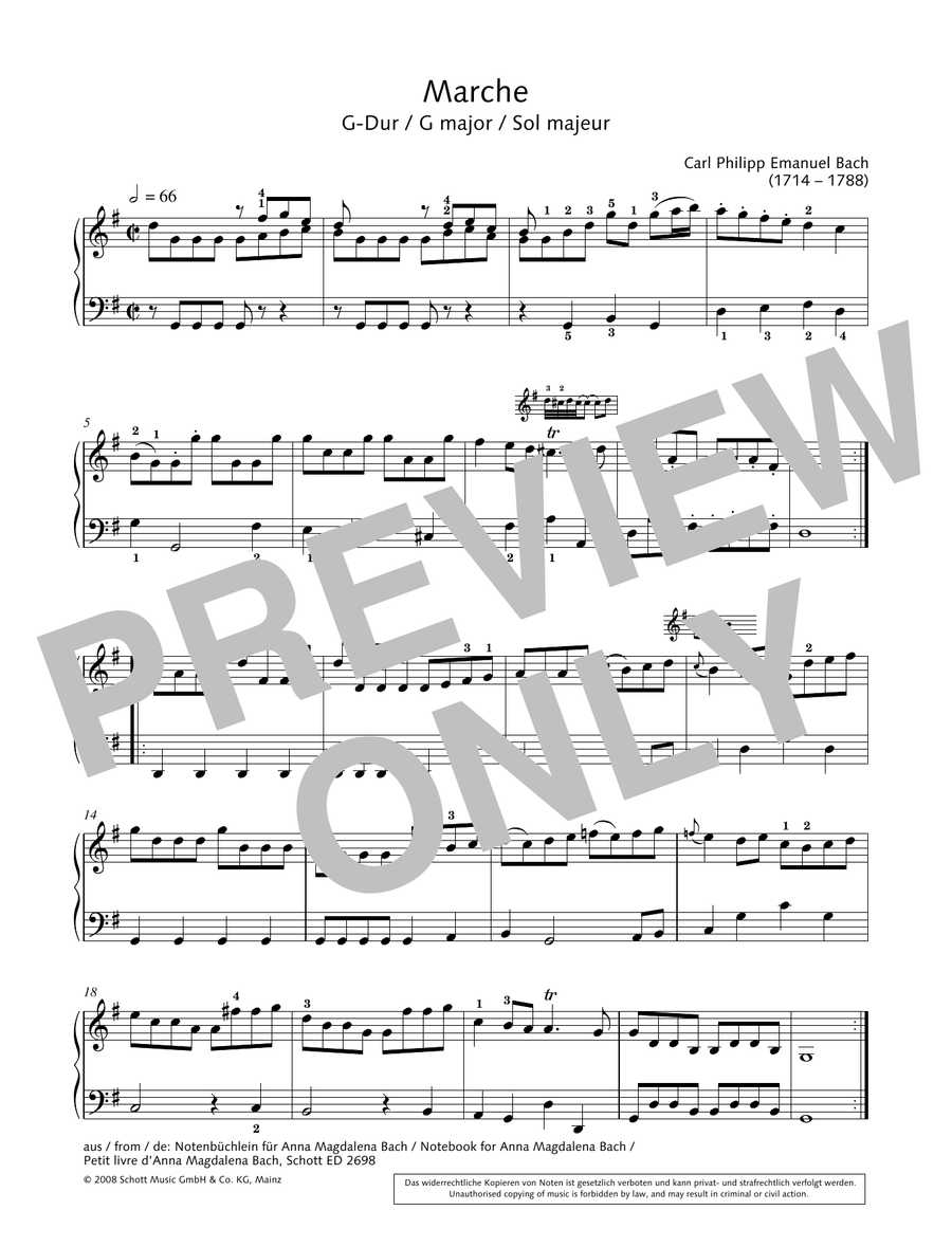 Marche in G major