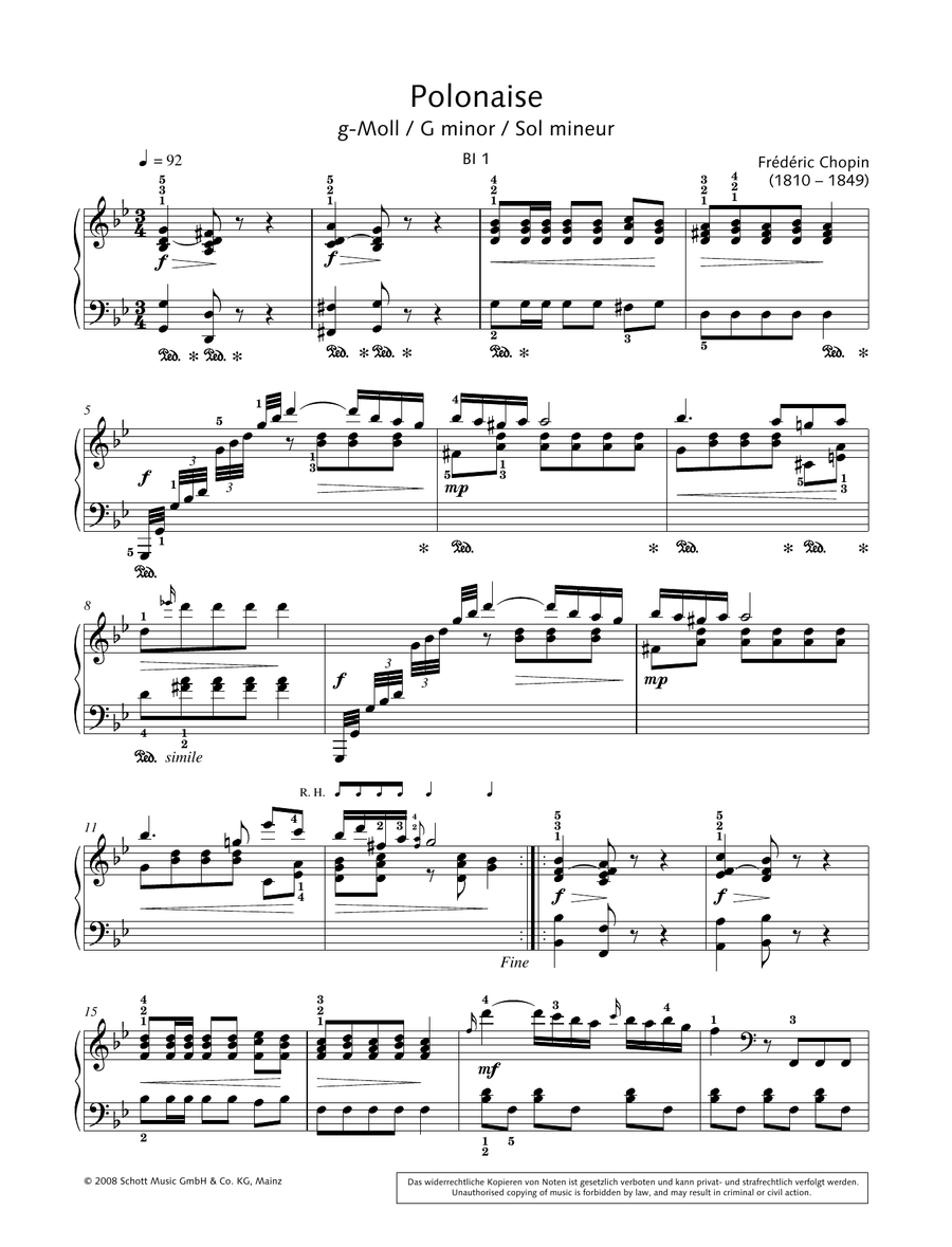 Polonaise in G minor