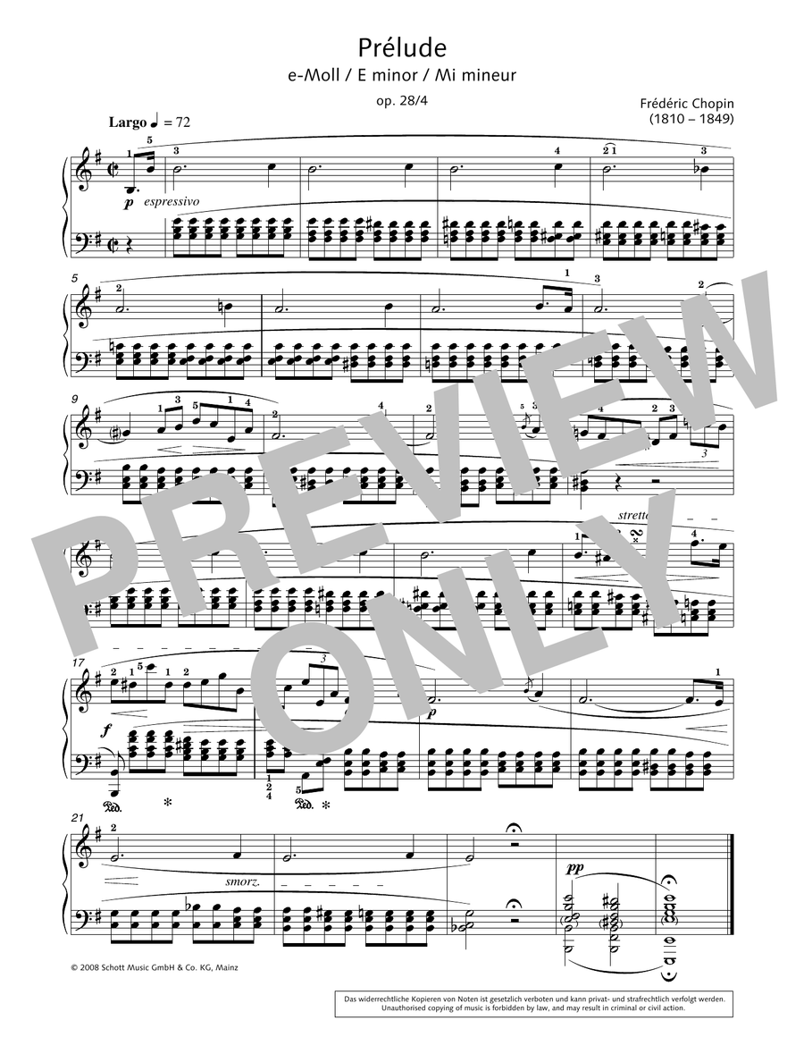 Prelude in E Minor