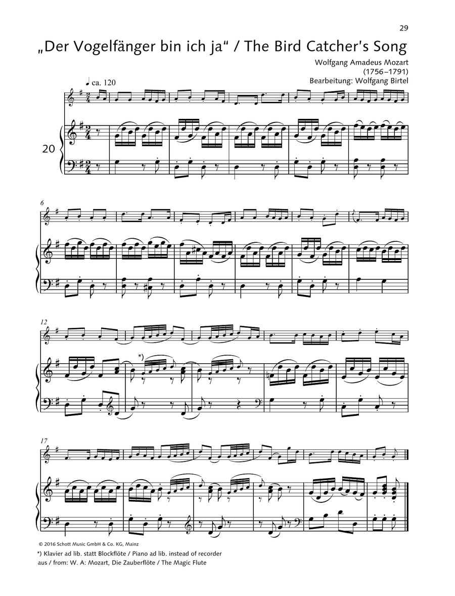 The Bird Catcher's Song