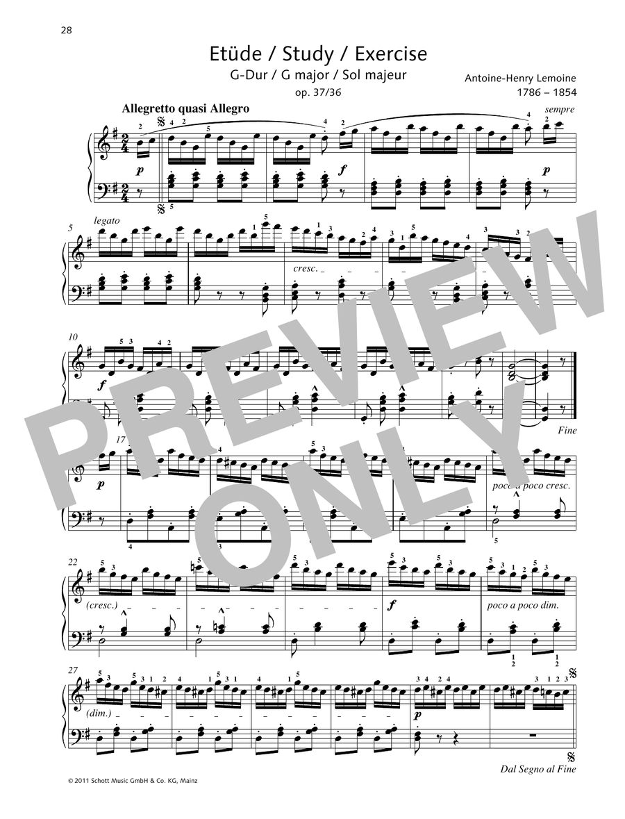Study G major
