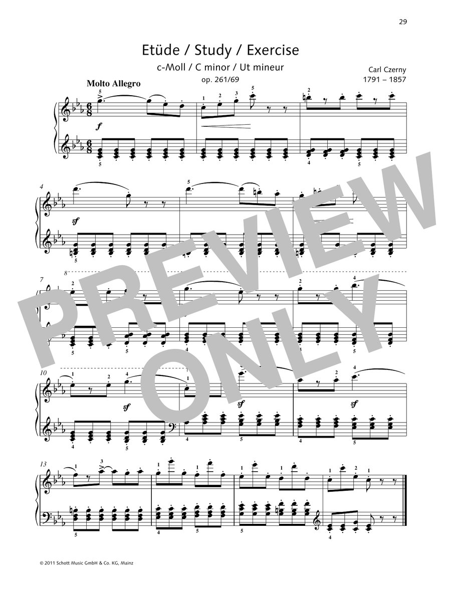 Study C minor
