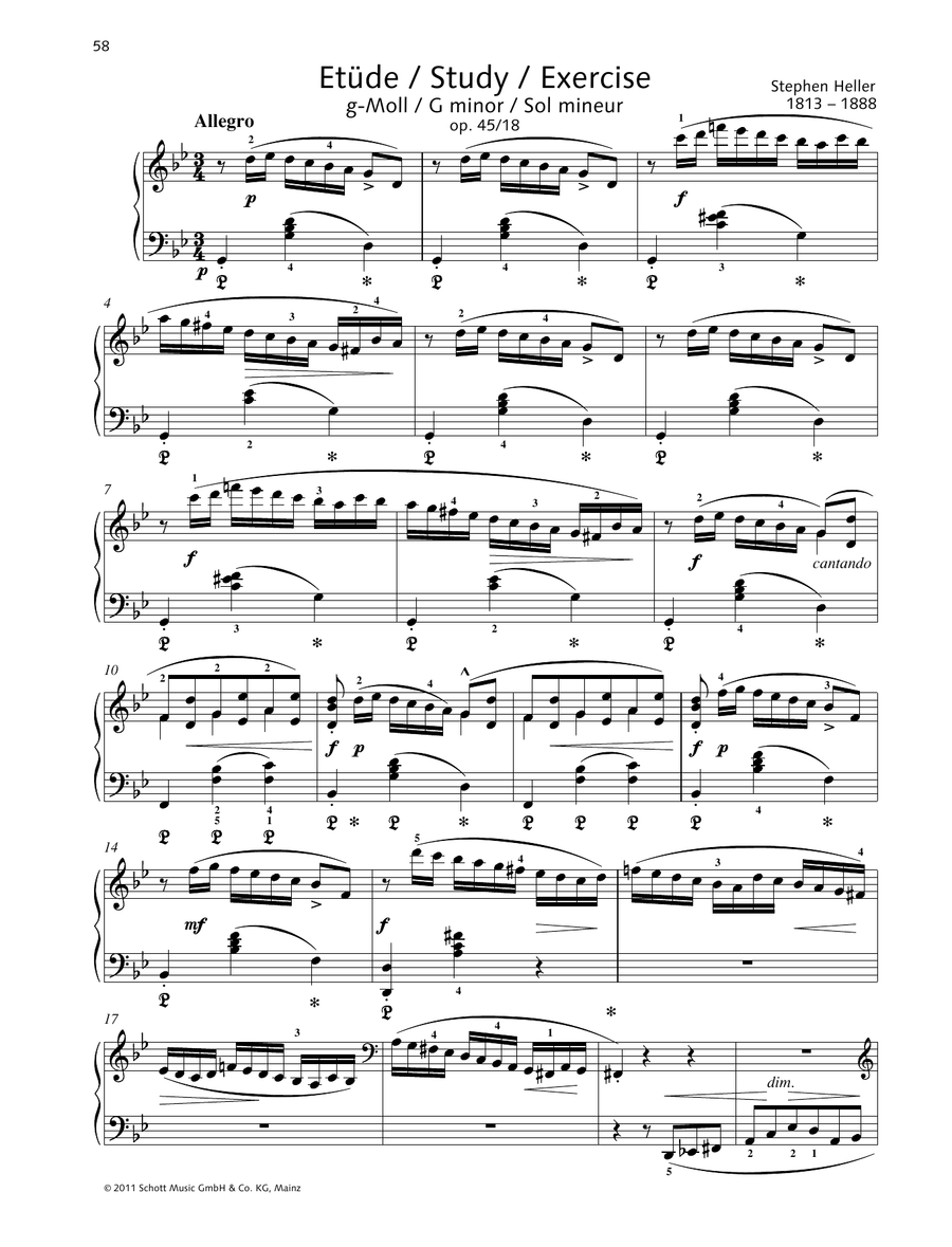 Study G minor