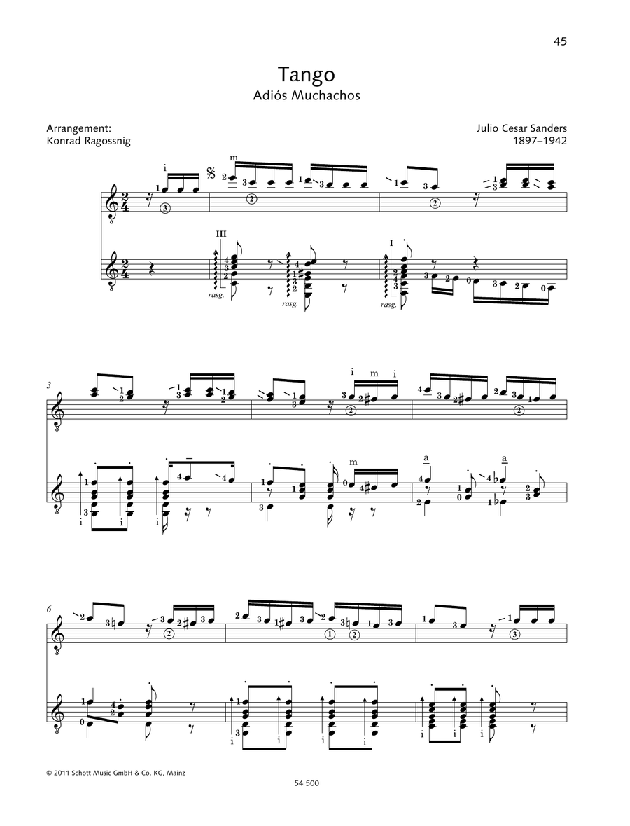 Tango - Full Score
