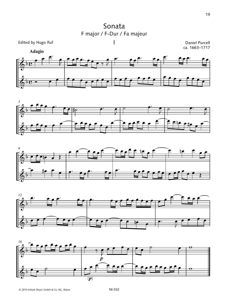 Sonata F Major
