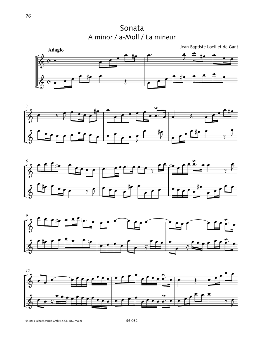 Sonata A Minor