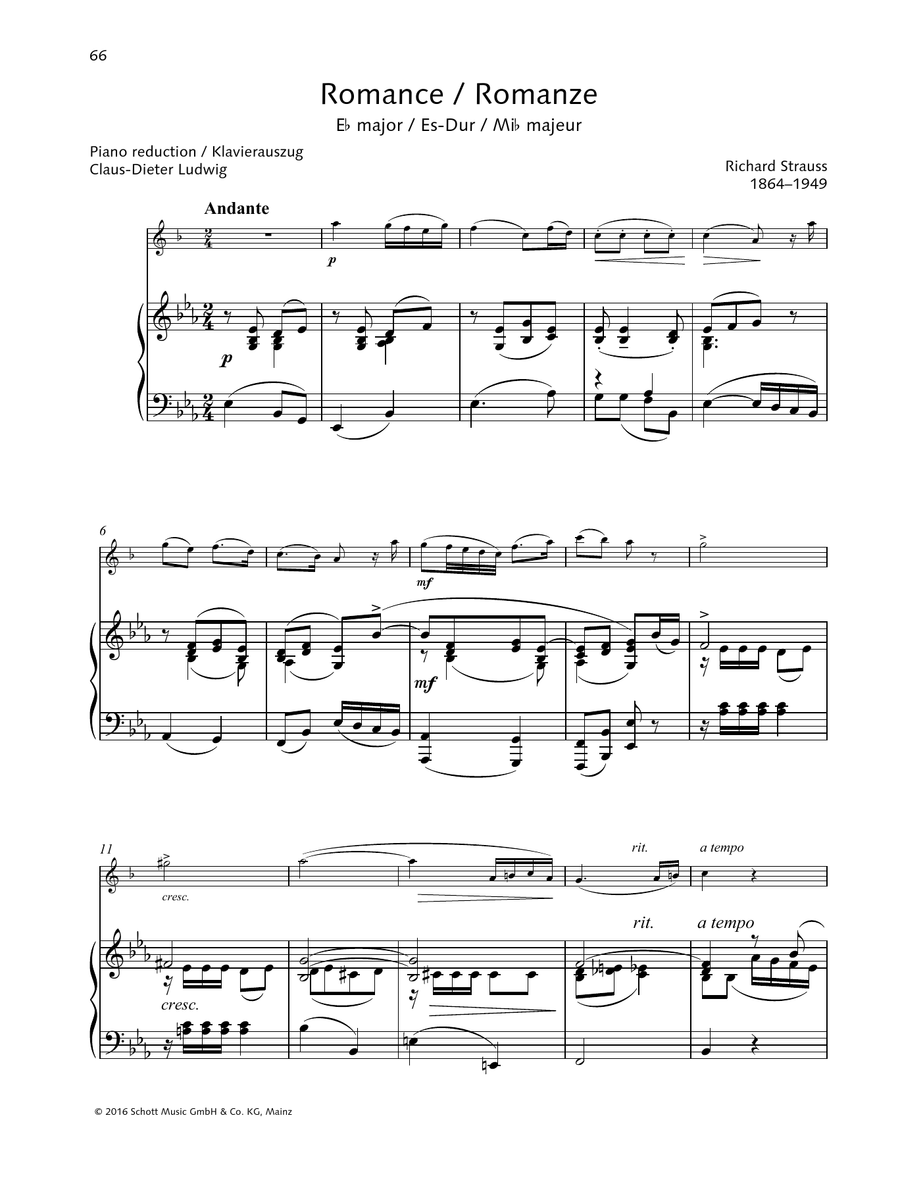 Romance E-flat major