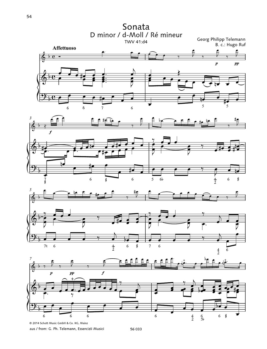 Sonata D Minor
