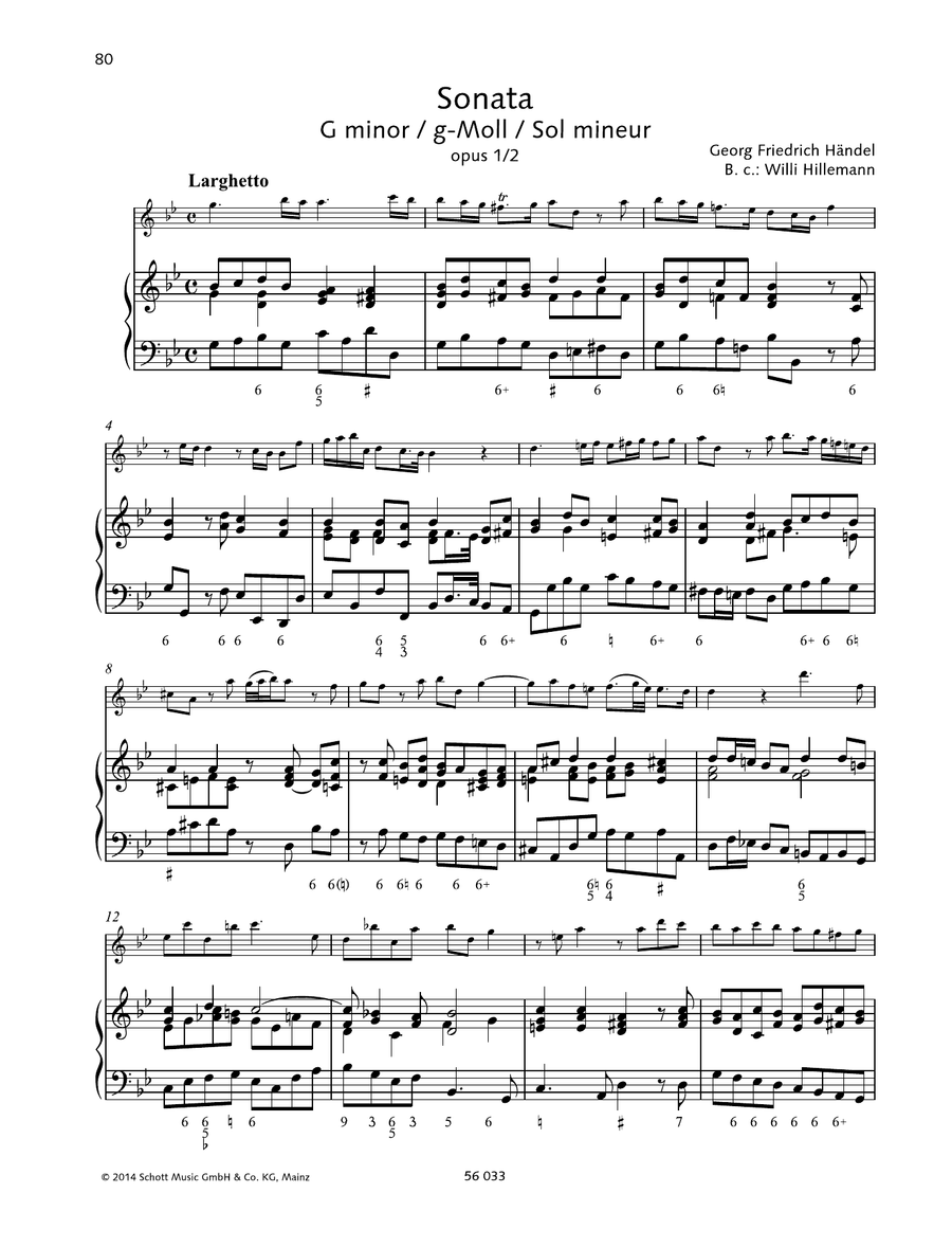 Sonata G minor