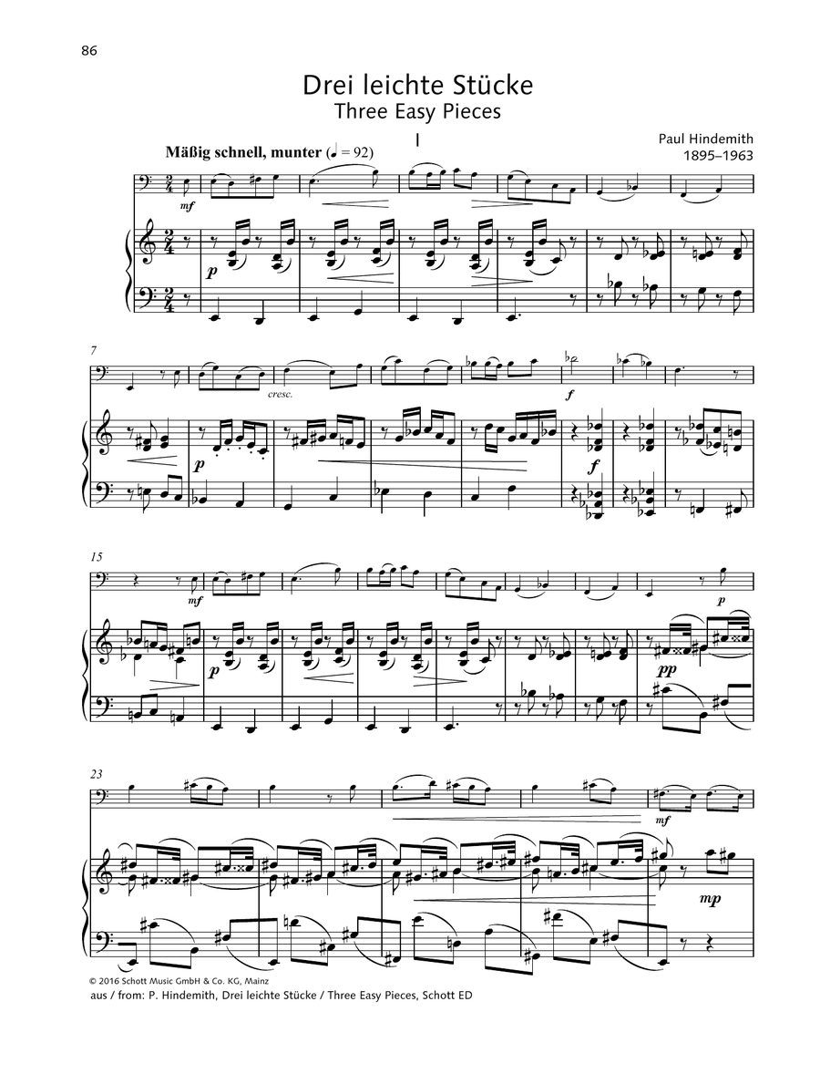 Three Easy Pieces
