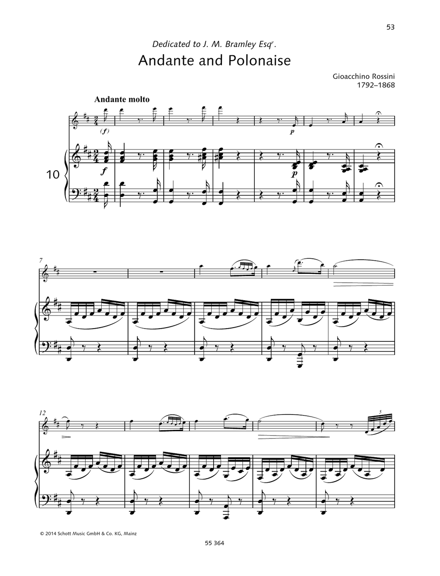 Andante and Polonaise