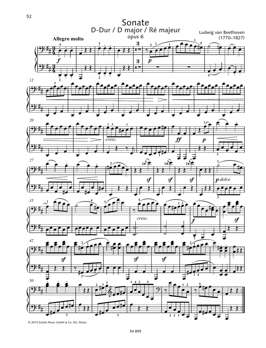Sonata D Major