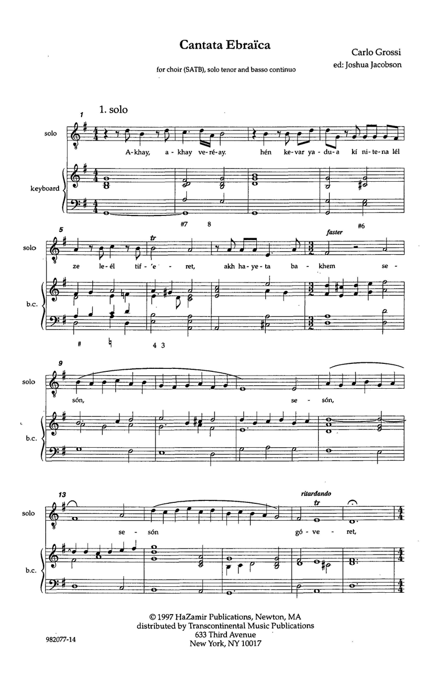 Cantata Ebraica