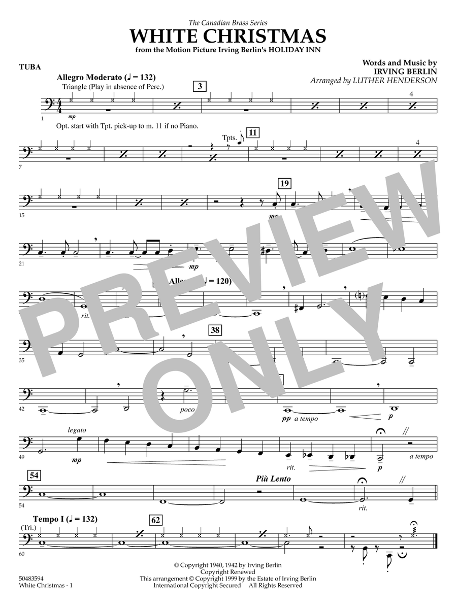 White Christmas - Tuba