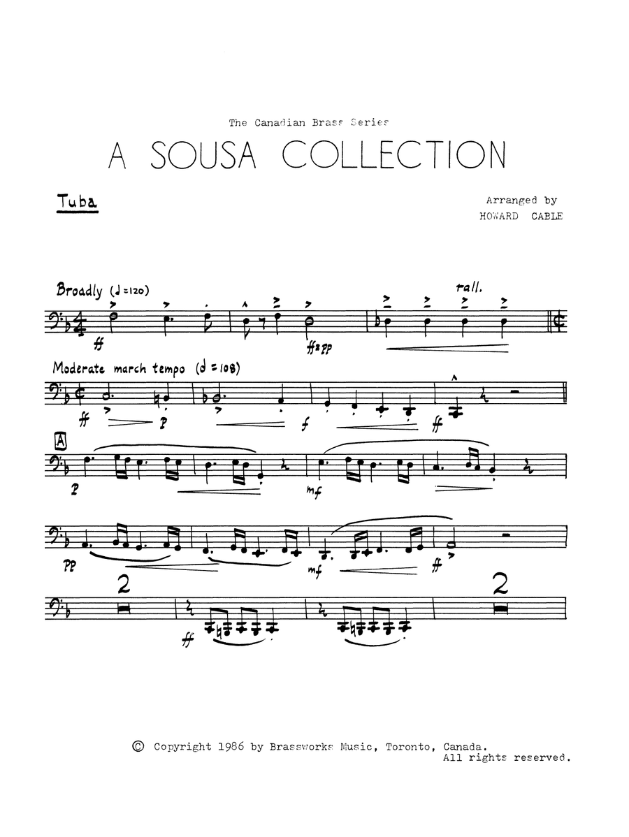 A Sousa Collection - Tuba