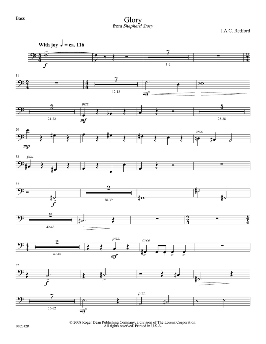 Glory - Double Bass