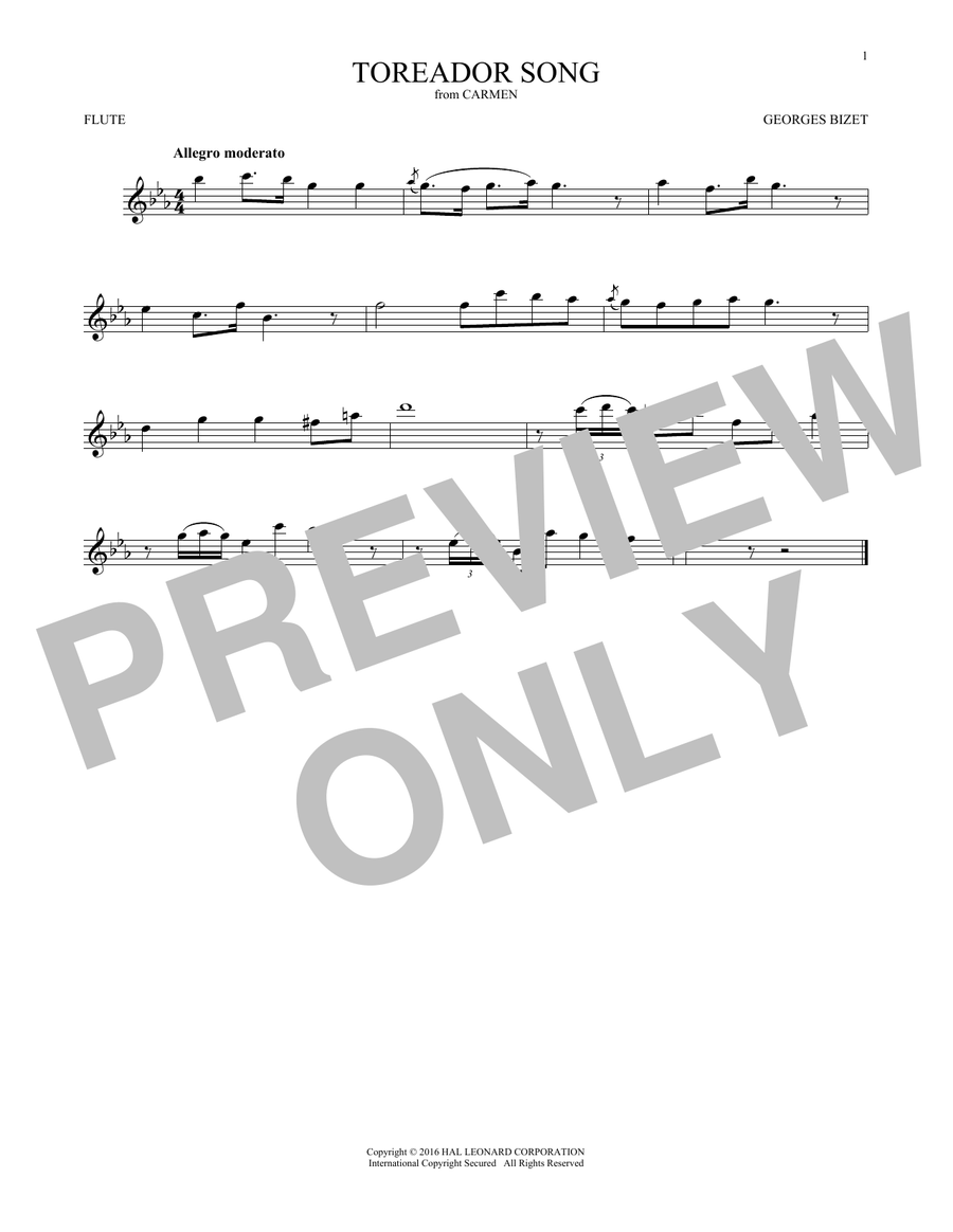 Toreador Song