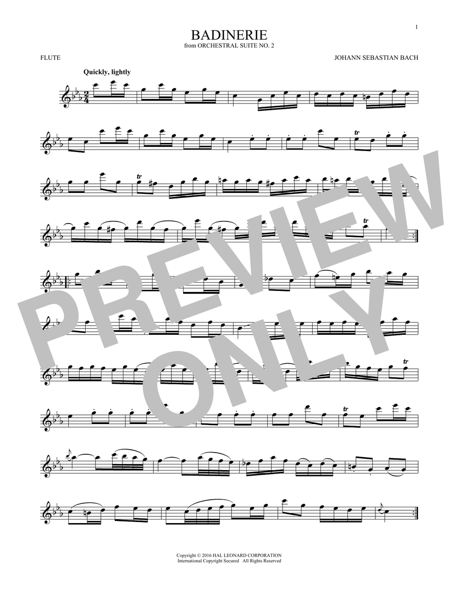 Badinerie (Suite No. 2)