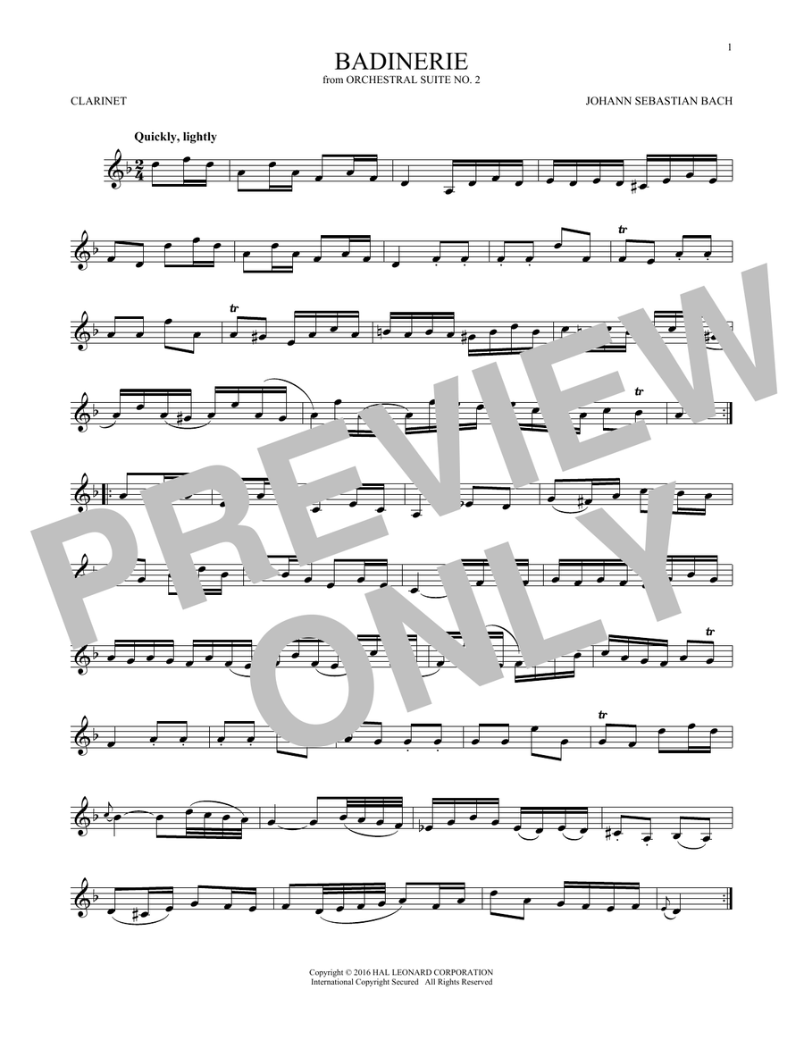 Badinerie (Suite No. 2)
