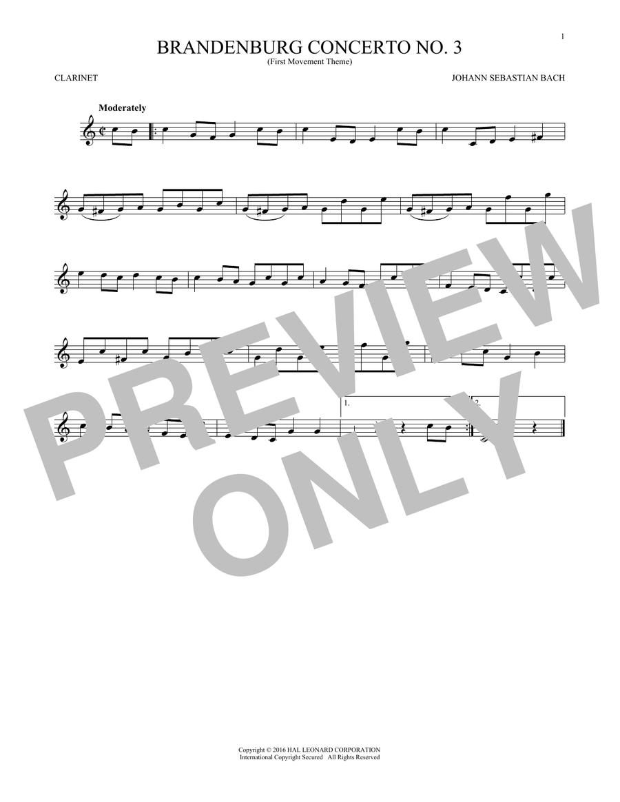 Brandenburg Concerto No. 3