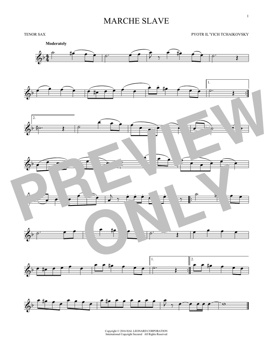 Marche Slav, Op. 31