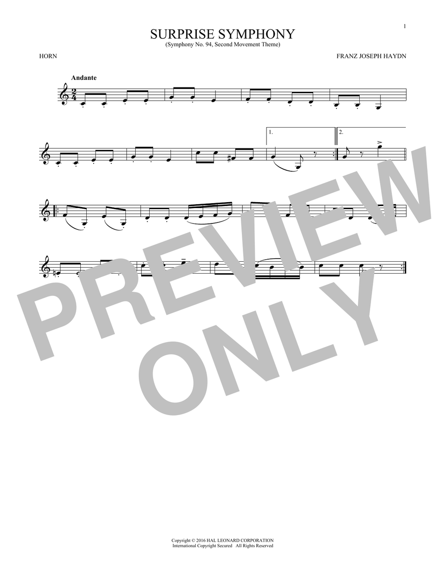 The Surprise Symphony
