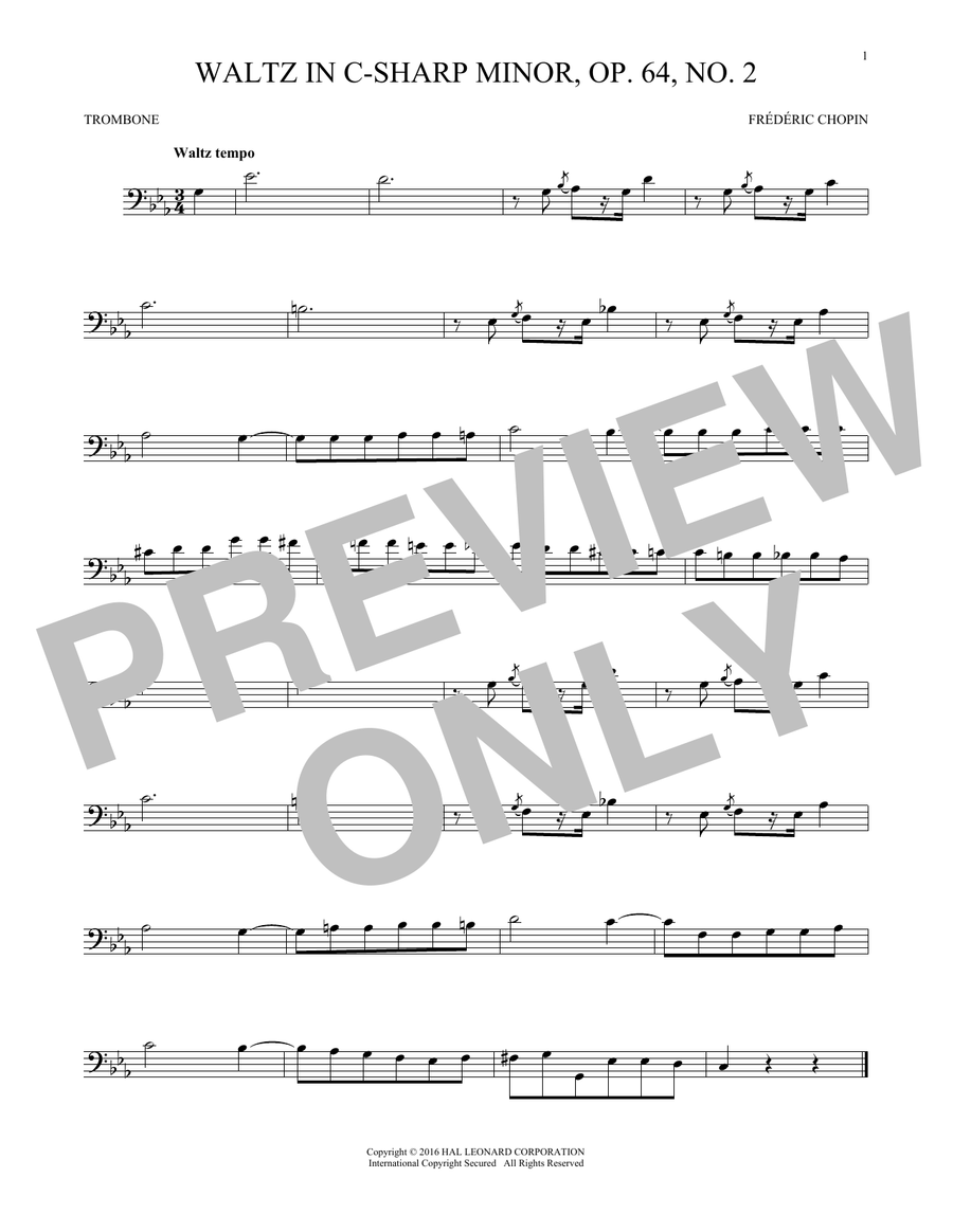 Waltz In C-Sharp Minor, Op. 64, No. 2